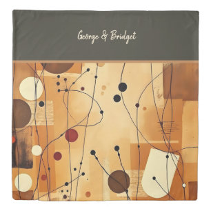 rustic Soft Earthy Organic Vibes Duvet Cover
