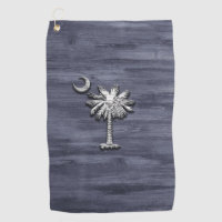 Rustic South Carolina Palmetto and Moon