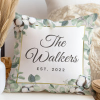 Rustic Southern Cotton & Botanical Personalized
