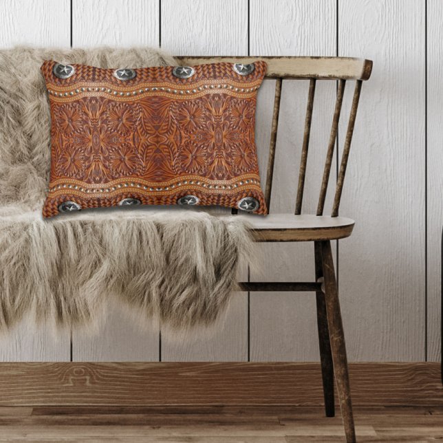 Rustic Southwest Farmhouse Cowboy Western Country  Accent Pillow (Creator Uploaded)