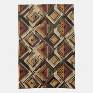 Rustic Southwestern Stripe Pattern (1) Kitchen Towel