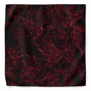 Rustic spongy red on dark red background bandana