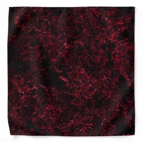 Rustic spongy red on dark red background bandana