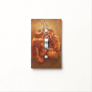 Rustic Sports   Boxing Glove Light Switch Cover
