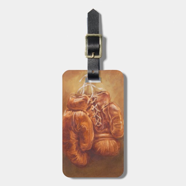 Rustic Sports | Boxing Glove Luggage Tag (Front Vertical)
