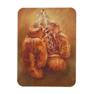 Rustic Sports Boxing Glove Magnet