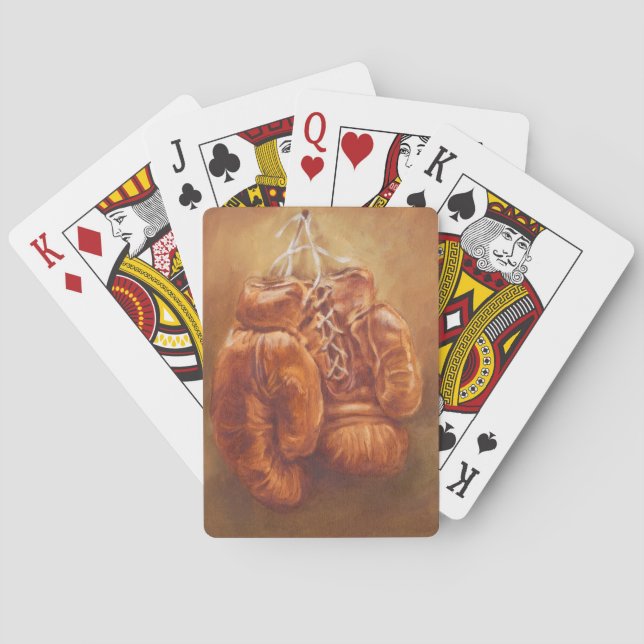 Rustic Sports | Boxing Glove Poker Cards (Back)