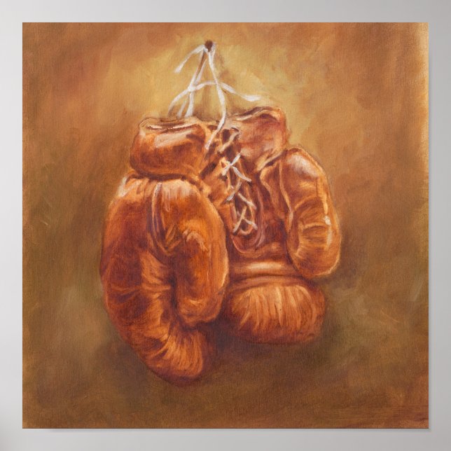 Rustic Sports | Boxing Glove Poster (Front)