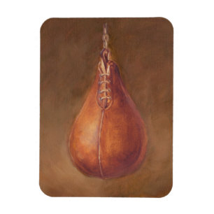 Rustic Sports Boxing Magnet