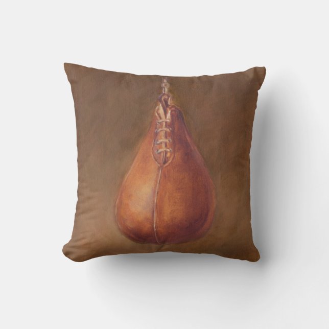 Rustic Sports | Boxing Throw Pillow (Front)