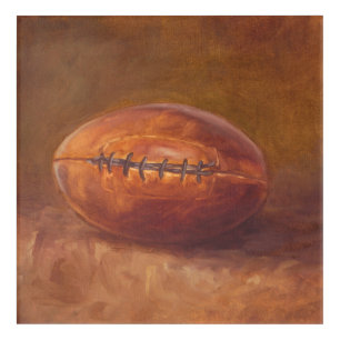 Rustic Sports Football Acrylic Print