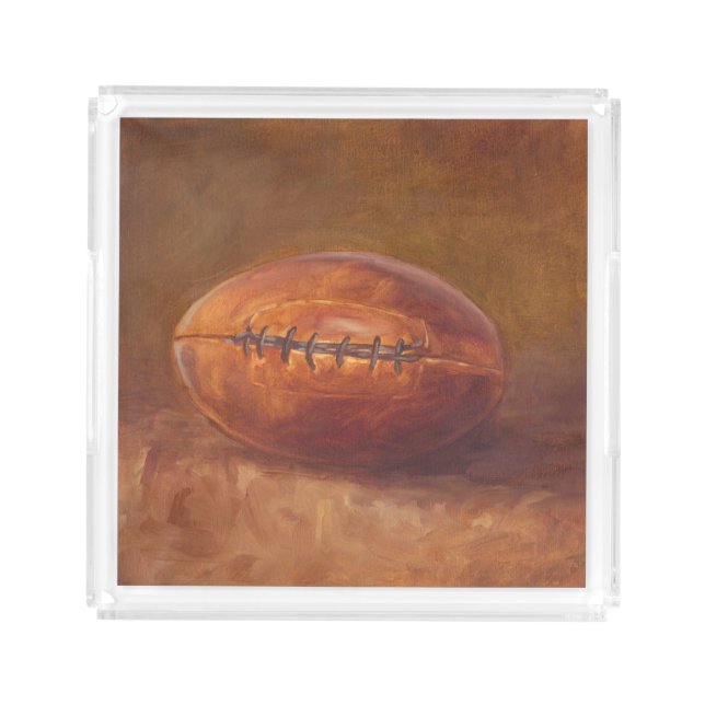 Rustic Sports | Football Acrylic Tray (Front)