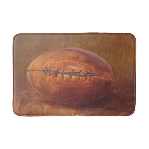 Rustic Sports  Football Bathroom Mat