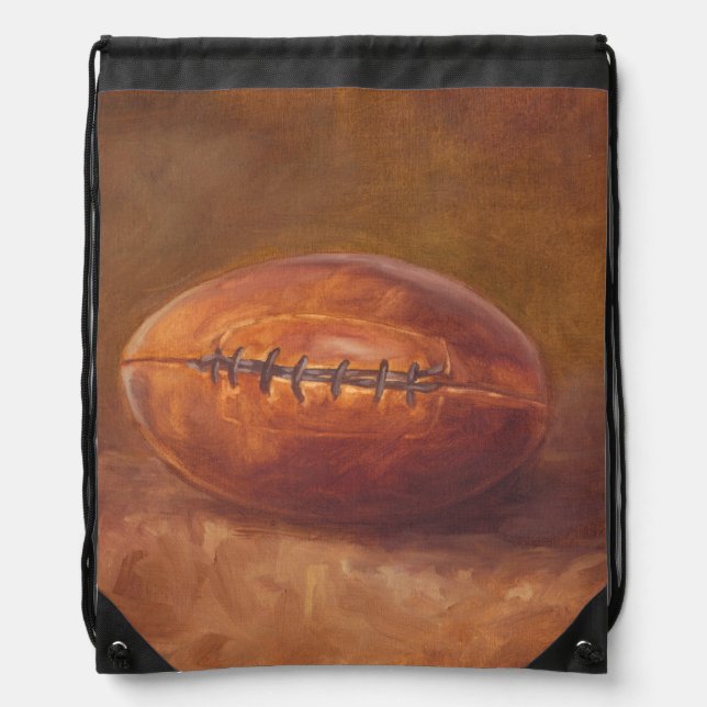 Rustic Sports | Football Drawstring Bag (Front)
