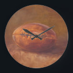 Rustic Sports | Football Large Clock<br><div class="desc">Rustic Sports | Football  Artist: Ethan Harper</div>