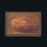 Rustic Sports | Football Trifold Wallet<br><div class="desc">Rustic Sports | Football  Artist: Ethan Harper</div>