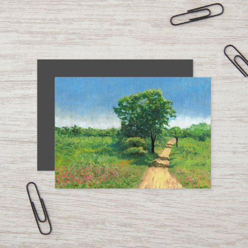 Rustic Spring Landscape Business Card