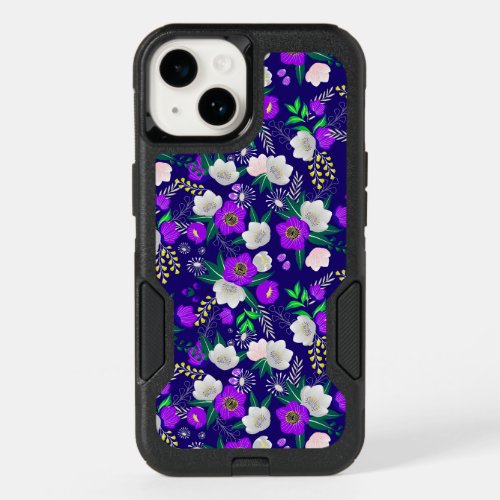 Rustic Spring Pansy Flowers Bouquet OtterBox iPhone 14 Case