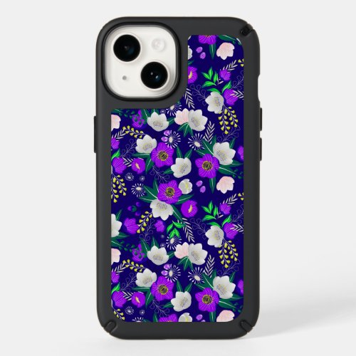 Rustic Spring Pansy Flowers Bouquet Speck iPhone 14 Case