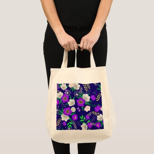 Rustic Spring Pansy Flowers Bouquet Tote Bag