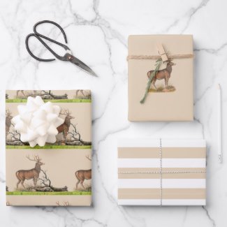 Rustic Stag Deer 