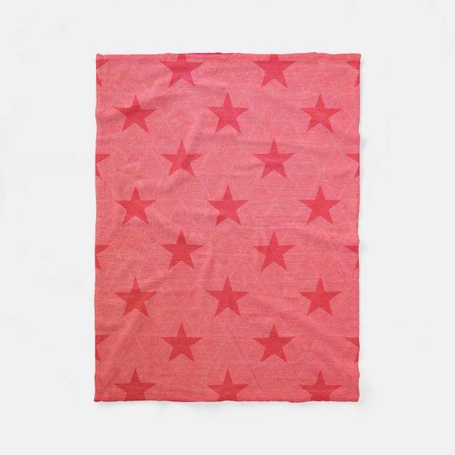 Rustic Star Fleece Blanket (Front)