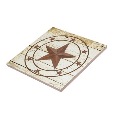 Rustic  Star Wheel Ceramic Tile