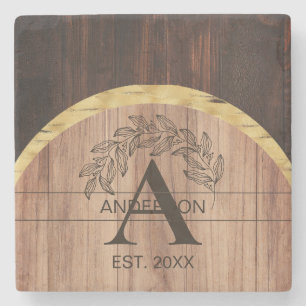 Rustic Stone Coaster