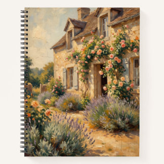 Rustic Stone Cottage in Provence Notebook