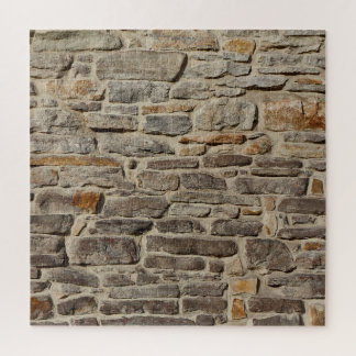 Rustic stone wall, textured decor jigsaw puzzle