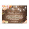 Rustic String Lights Floral Autumn Wedding Details