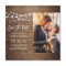 Rustic String Lights Save the Date Magnetic Card
