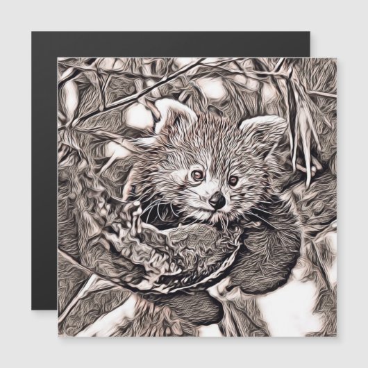 Rustic Style - Red Panda (Front/Back)