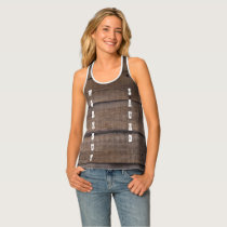 Rustic Style Workout Squad Slogan Cute Pattern  Tank Top