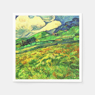 Rustic Stylish Landscape at Saint Remy Painting Napkins