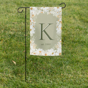 Rustic Summer Daisies Weatherproof Garden Flag