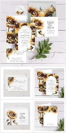 Rustic Summer Sunflowers
