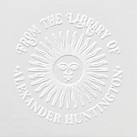 Rustic Sun Rays with Face Library Book Name