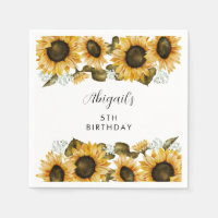 Rustic Sunflower Birthday Party