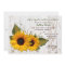 Rustic Sunflower Bridal Shower Invitation
