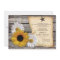 Rustic Sunflower Daisy Wedding Reception Only