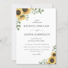 Rustic Sunflower Eucalyptus Wedding