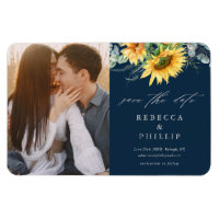 Rustic Sunflower Eucalyptus Wedding Save The Date