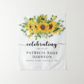 Personalized Celebration Of Life Backdrop