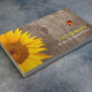 Rustic Sunflower & Ladybug Wood Background Mommy Calling Card