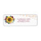 Rustic Sunflower Lights Wedding Address