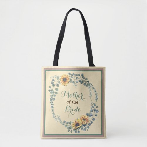 Rustic Sunflower Mother of the Bride or Groom  Tote Bag
