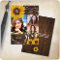 Rustic Sunflower Photo Collage Graduation