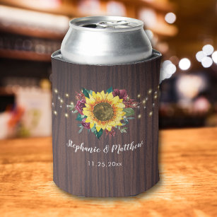 Sunflower koozie sales