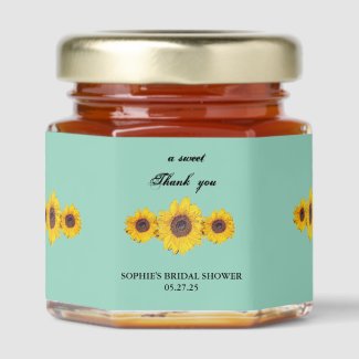 rustic sunflower trio  for bridal  shower